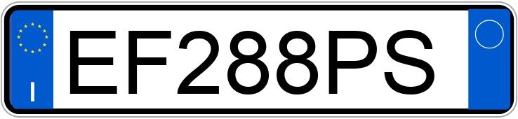Numer rejestracyjny EF288PS posiada VOLKSWAGEN Golf 6a serie Numer rejestracyjny EF288PS posiada VOLKSWAGEN Golf 6a serie