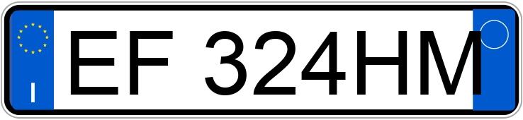 Numer rejestracyjny EF324HM posiada TOYOTA Yaris 2a serie Numer rejestracyjny EF324HM posiada TOYOTA Yaris 2a serie