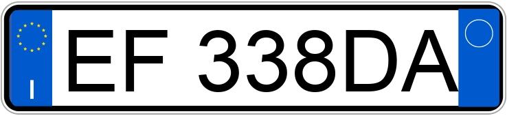 Numer rejestracyjny EF338DA posiada VOLKSWAGEN Touareg 2a serie