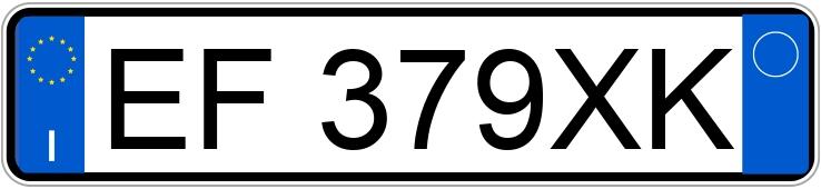 Numer rejestracyjny EF379XK posiada NISSAN Qashqai 1a serie