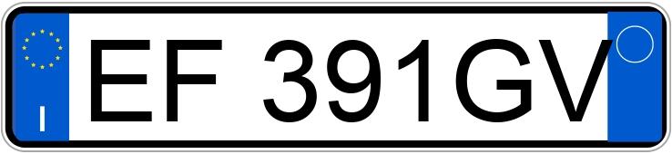 Numer rejestracyjny EF391GV posiada FIAT Panda 2a serie Numer rejestracyjny EF391GV posiada FIAT Panda 2a serie