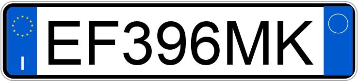 Numer rejestracyjny EF396MK posiada ALFA ROMEO Giulietta