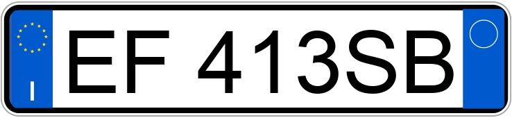 Numer rejestracyjny EF413SB posiada CHEVROLET Matiz 2a serie Numer rejestracyjny EF413SB posiada CHEVROLET Matiz 2a serie