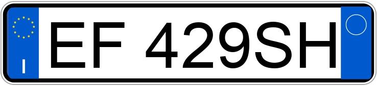 Numer rejestracyjny EF429SH posiada HYUNDAI i30