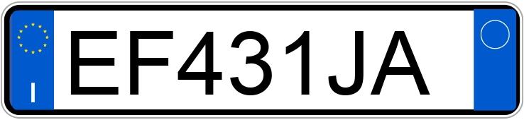 Numer rejestracyjny EF431JA posiada HYUNDAI ix35