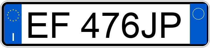 Numer rejestracyjny EF476JP posiada DACIA Duster 1a serie