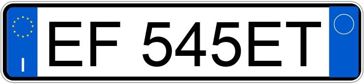 Numer rejestracyjny EF545ET posiada FORD Fiesta 6a serie Numer rejestracyjny EF545ET posiada FORD Fiesta 6a serie