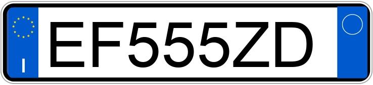 Numer rejestracyjny EF555ZD posiada FORD Fiesta 6a serie Numer rejestracyjny EF555ZD posiada FORD Fiesta 6a serie