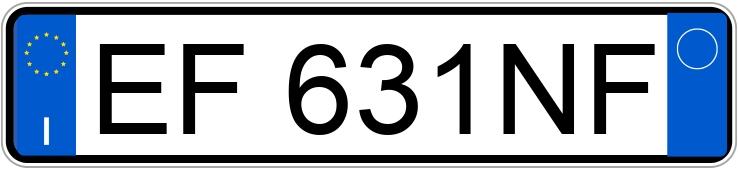 Numer rejestracyjny EF631NF posiada RENAULT Twingo 1a serie