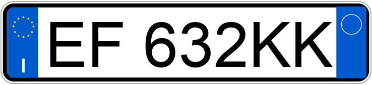 Numer rejestracyjny EF632KK posiada VOLKSWAGEN Golf 6a serie Numer rejestracyjny EF632KK posiada VOLKSWAGEN Golf 6a serie