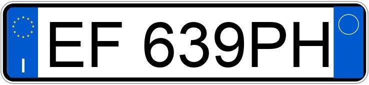 Numer rejestracyjny EF639PH posiada SUZUKI Ignis 2a serie Ignis 1.5 16V cat 4WD Sp. Ed. 2005 (73 kw)