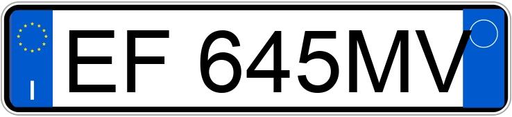 Numer rejestracyjny EF645MV posiada AUDI Q5 1a serie
