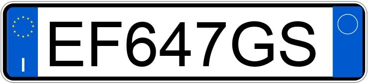 Numer rejestracyjny EF647GS posiada OPEL Corsa 4a serie Numer rejestracyjny EF647GS posiada OPEL Corsa 4a serie