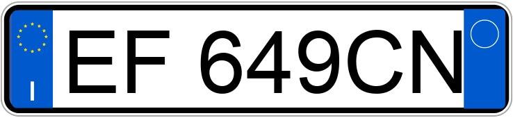 Numer rejestracyjny EF649CN posiada AUDI A1-S1 A1 1.2 TFSI Admired (63 kw)