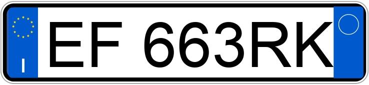 Numer rejestracyjny EF663RK posiada ALFA ROMEO MiTo Numer rejestracyjny EF663RK posiada ALFA ROMEO MiTo