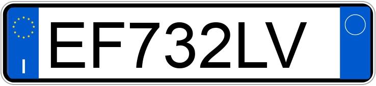 Numer rejestracyjny EF732LV posiada RENAULT Scenic 3a serie