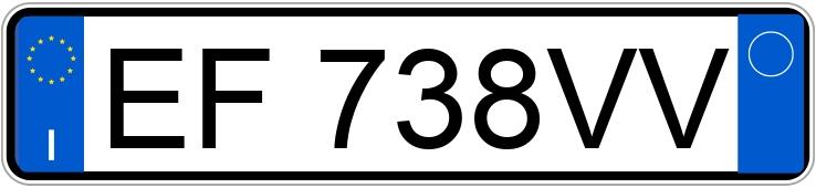 Numer rejestracyjny EF738VV posiada CITROEN C3 2a serie
