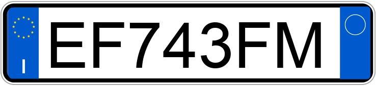 Numer rejestracyjny EF743FM posiada CITROEN C3 1a serie
