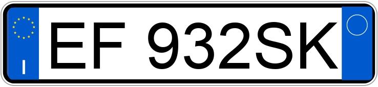 Numer rejestracyjny EF932SK posiada SKODA Superb 2a serie