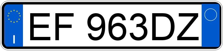 Numer rejestracyjny EF963DZ posiada ALFA ROMEO MiTo Numer rejestracyjny EF963DZ posiada ALFA ROMEO MiTo