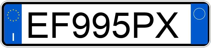 Numer rejestracyjny EF995PX posiada FORD Kuga 1a serie Numer rejestracyjny EF995PX posiada FORD Kuga 1a serie