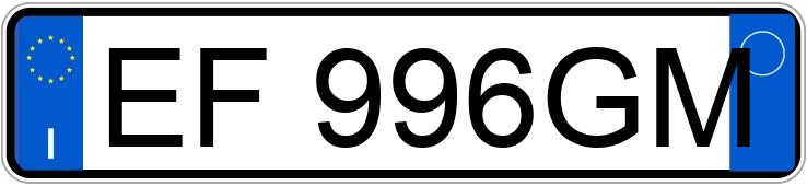 Numer rejestracyjny EF996GM posiada PORSCHE 911 Numer rejestracyjny EF996GM posiada PORSCHE 911