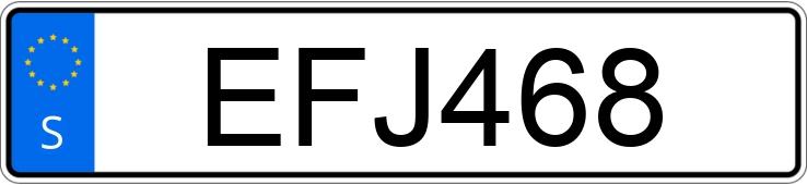 Numer rejestracyjny EFJ468 posiada Volvo V70 D2 Numer rejestracyjny EFJ468 posiada Volvo V70 D2