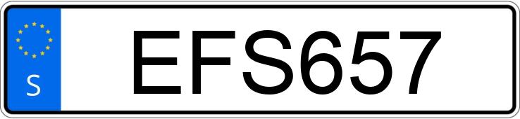 Numer rejestracyjny EFS657 posiada Honda  VFR 800 FI