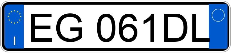 Numer rejestracyjny EG061DL posiada VOLKSWAGEN Golf 6a serie