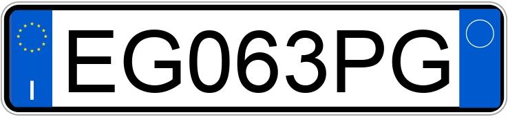 Numer rejestracyjny EG063PG posiada LANCIA Ypsilon 2a serie Numer rejestracyjny EG063PG posiada LANCIA Ypsilon 2a serie