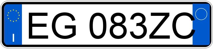 Numer rejestracyjny EG083ZC posiada FIAT Punto Evo