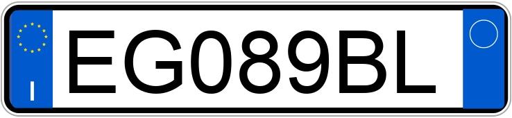 Numer rejestracyjny EG089BL posiada OPEL Corsa 4a serie