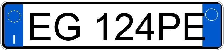 Numer rejestracyjny EG124PE posiada FIAT 500 Numer rejestracyjny EG124PE posiada FIAT 500