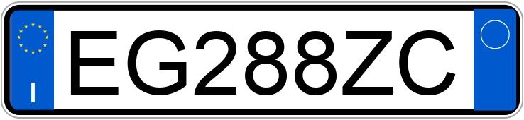 Numer rejestracyjny EG288ZC posiada RENAULT Megane 3a serie