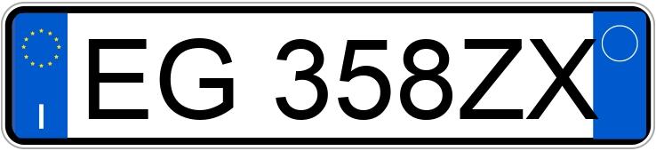 Numer rejestracyjny EG358ZX posiada MERCEDES Classe E