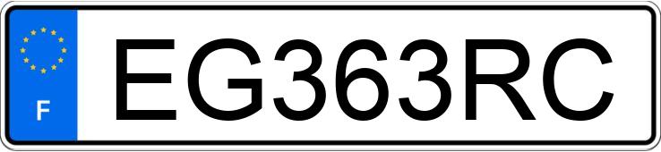 Numer rejestracyjny EG363RC posiada RENAULT MASTER