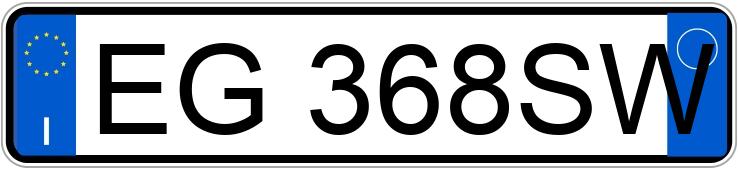 Numer rejestracyjny EG368SW posiada RENAULT Megane 3a serie