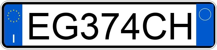 Numer rejestracyjny EG374CH posiada CITROEN C3 2a serie