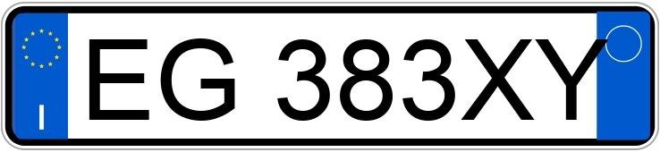 Numer rejestracyjny EG383XY posiada CITROEN C3 2a serie Numer rejestracyjny EG383XY posiada CITROEN C3 2a serie