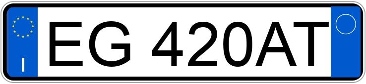 Numer rejestracyjny EG420AT posiada ALFA ROMEO Giulietta Numer rejestracyjny EG420AT posiada ALFA ROMEO Giulietta