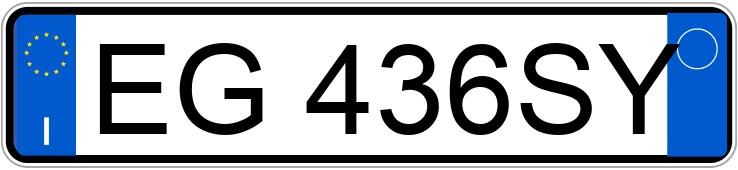 Numer rejestracyjny EG436SY posiada NISSAN Qashqai 1a serie