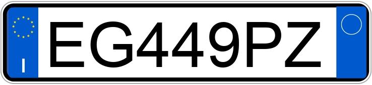 Numer rejestracyjny EG449PZ posiada SUZUKI Swift