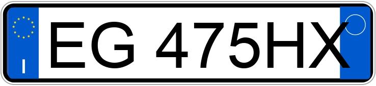 Numer rejestracyjny EG475HX posiada AUDI A1-S1