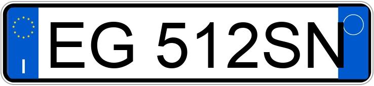 Numer rejestracyjny EG512SN posiada ALFA ROMEO Giulietta