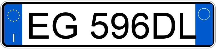 Numer rejestracyjny EG596DL posiada SEAT Ibiza 4a serie