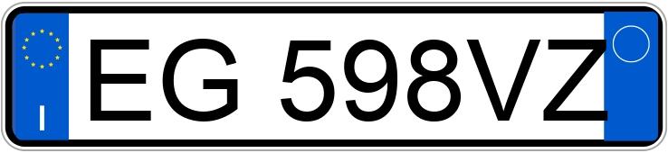 Numer rejestracyjny EG598VZ posiada JEEP Compass 1a serie Numer rejestracyjny EG598VZ posiada JEEP Compass 1a serie