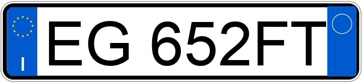 Numer rejestracyjny EG652FT posiada PORSCHE 911