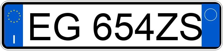 Numer rejestracyjny EG654ZS posiada FIAT Bravo 2a serie Numer rejestracyjny EG654ZS posiada FIAT Bravo 2a serie