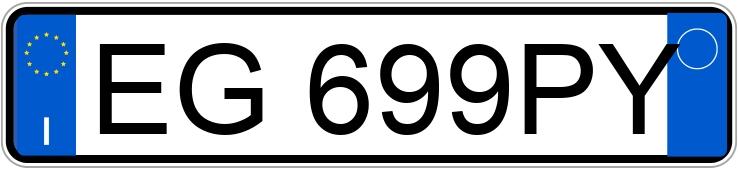 Numer rejestracyjny EG699PY posiada SUZUKI Alto