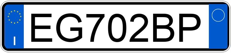 Numer rejestracyjny EG702BP posiada FIAT Bravo 2a serie Numer rejestracyjny EG702BP posiada FIAT Bravo 2a serie